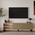 Comoda TV, Hanah Home, River, 150x48.2x31.4 cm, PAL, Stejar cald / Stejar safir