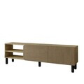 Comoda TV, Hanah Home, River, 150x48.2x31.4 cm, PAL, Stejar cald / Stejar safir