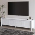Comoda TV, Hanah Home, Vachel, 160x45x35 cm, PAL, Alb