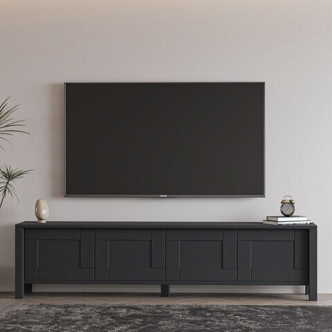 Comoda TV, Hanah Home, Vachel, 160x45x35 cm, PAL, Antracit