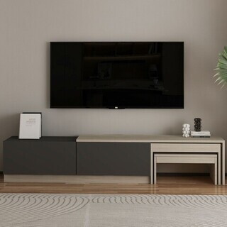 180x36x30 cm, Travertin;Antracit