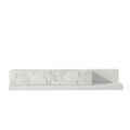 Comoda TV, Hanah Home, Major, 180x30x37 cm, PAL, Marmură Marmo / Alb