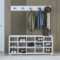 Pantofar, Hanah Home, Talu, 120x51.6x29.6 cm, PAL, Alb