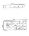 Pantofar, Hanah Home, Talu, 120x51.6x29.6 cm, PAL, Alb
