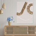 Tablou decorativ, RF8982, Canvas, Rama din lemn (grosime 3 cm), Multicolor