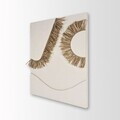 Tablou decorativ, RF8982, Canvas, Rama din lemn (grosime 3 cm), Multicolor