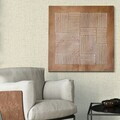 Tablou decorativ, OP10075, Canvas, Rama din lemn (grosime 3 cm), Multicolor