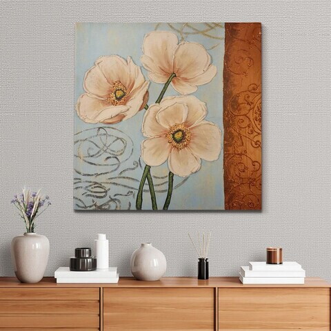 Tablou decorativ, OP10068, Canvas, Rama din lemn (grosime 3 cm), Multicolor