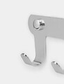 Cuier de perete, Hanah Home, Smart 5, 28.5x6x3 cm, Inox, Crom