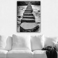 Tablou decorativ, 193662107_70100, Canvas, Rama din lemn (grosime 3 cm), Multicolor