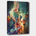 Tablou decorativ, 300140801_70100, Canvas, Rama din lemn (grosime 3 cm), Multicolor