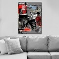 Tablou decorativ, 739332250_70100, Canvas, Rama din lemn (grosime 3 cm), Multicolor