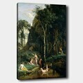 Tablou decorativ, 751012354_70100, Canvas, Rama din lemn (grosime 3 cm), Multicolor