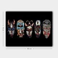 Tablou decorativ, 11786724343_70100, Canvas, Rama din lemn (grosime 3 cm), Multicolor