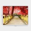 Tablou decorativ, 118266394_70100, Canvas, Rama din lemn (grosime 3 cm), Multicolor