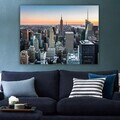 Tablou decorativ, 172856282_70100, Canvas, Rama din lemn (grosime 3 cm), Multicolor