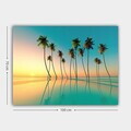 Tablou decorativ, 204717319_70100, Canvas, Rama din lemn (grosime 3 cm), Multicolor