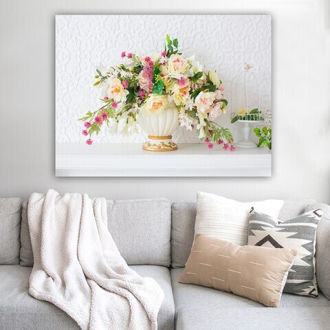 Tablou decorativ, 264737984_70100, Canvas, Rama din lemn (grosime 3 cm), Multicolor