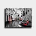 Tablou decorativ, 322784612_70100, Canvas, Rama din lemn (grosime 3 cm), Multicolor