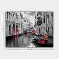 Tablou decorativ, 322784612_70100, Canvas, Rama din lemn (grosime 3 cm), Multicolor