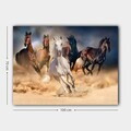 Tablou decorativ, 323504294_70100, Canvas, Rama din lemn (grosime 3 cm), Multicolor