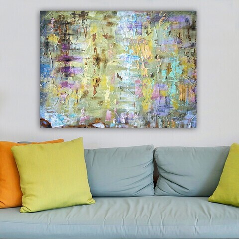 Tablou decorativ, 468168623_70100, Canvas, Rama din lemn (grosime 3 cm), Multicolor