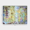 Tablou decorativ, 468168623_70100, Canvas, Rama din lemn (grosime 3 cm), Multicolor