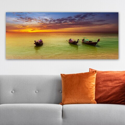 Tablou decorativ, YTY118576375_50120, Canvas, Rama din lemn (grosime 3 cm), Multicolor