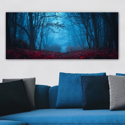 Tablou decorativ, YTY1291117696_50120, Canvas, Rama din lemn (grosime 3 cm), Multicolor