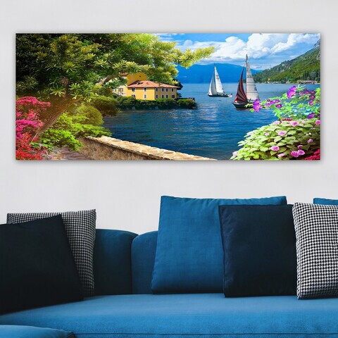 Tablou decorativ, YTY157690019_50120, Canvas, Rama din lemn (grosime 3 cm), Multicolor