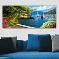 Tablou decorativ, YTY157690019_50120, Canvas, Rama din lemn (grosime 3 cm), Multicolor