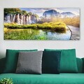 Tablou decorativ, YTY222201946_50120, Canvas, Rama din lemn (grosime 3 cm), Multicolor