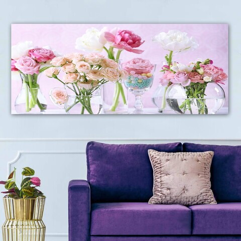 Tablou decorativ, YTY264467765_50120, Canvas, Rama din lemn (grosime 3 cm), Multicolor