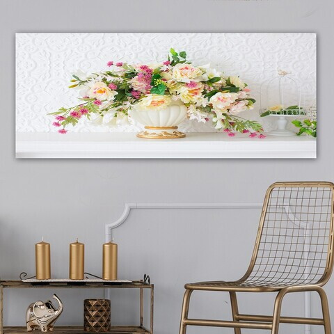 Tablou decorativ, YTY264737984_50120, Canvas, Rama din lemn (grosime 3 cm), Multicolor