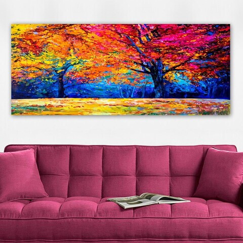 Tablou decorativ, YTY292880360_50120, Canvas, Rama din lemn (grosime 3 cm), Multicolor