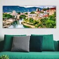 Tablou decorativ, YTY480282238_50120, Canvas, Rama din lemn (grosime 3 cm), Multicolor