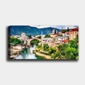 Tablou decorativ, YTY480282238_50120, Canvas, Rama din lemn (grosime 3 cm), Multicolor