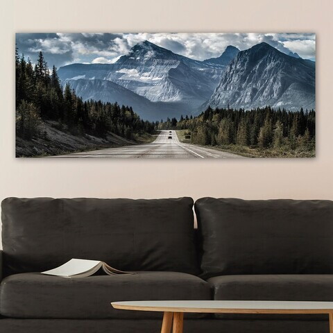 Tablou decorativ, YTY562801426_50120, Canvas, Rama din lemn (grosime 3 cm), Multicolor