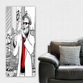 Tablou decorativ, DKY1069755442_50120, Canvas, Rama din lemn (grosime 3 cm), Multicolor