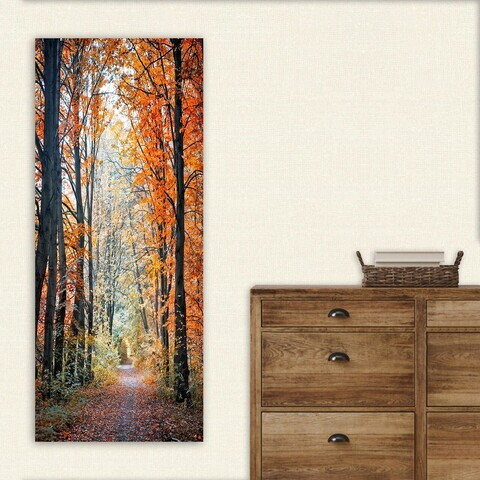Tablou decorativ, DKY114035173_50120, Canvas, Rama din lemn (grosime 3 cm), Multicolor