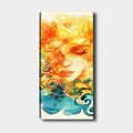Tablou decorativ, DKY21227481441_50120, Canvas, Rama din lemn (grosime 3 cm), Multicolor
