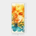Tablou decorativ, DKY21227481441_50120, Canvas, Rama din lemn (grosime 3 cm), Multicolor