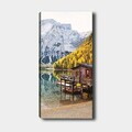 Tablou decorativ, DKY311053635920_50120, Canvas, Rama din lemn (grosime 3 cm), Multicolor