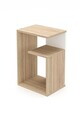 Masuta, Hanah Home, Simav, 40x59.5x30 cm, PAL, Stejar Sonomo / Alb
