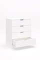 Dulap, Hanah Home, Lento, 75x90.5x44.5 cm, PAL, Alb