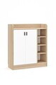 Pantofar, Hanah Home, Palaz, 90x102x.33 cm, PAL, Stejar Sonomo / Alb