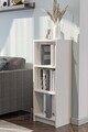 Corp biblioteca, Hanah Home, Bili 3 Shelf, 40x105x28 cm, PAL, Alb
