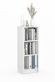Corp biblioteca, Hanah Home, Bili 3 Shelf, 40x105x28 cm, PAL, Alb
