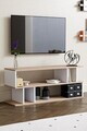 Comoda TV, Hanah Home, Selya, 120x50x35 cm, PAL, Stejar Sonomo / Alb