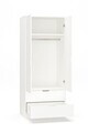 Dulap pentru haine, Hanah Home, Lento, 75x180x52.5 cm, PAL, Alb